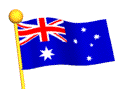 Australia Flag Waving