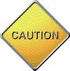 Animated Caution Sign